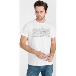 Pepe Jeans Billy Koszulka Biały. Białe podkoszulki męskie Pepe Jeans, l, z nadrukiem, z bawełny, z krótkim rękawem. Za 130,95 zł.
