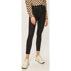 Answear - Jeansy. Czarne jeansy damskie ANSWEAR, s. W wyprzedaży za 89,90 zł.