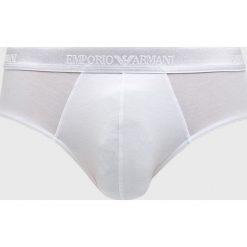 Emporio Armani - Slipy. Białe slipy męskie marki Emporio Armani, s, z elastanu. W wyprzedaży za 99,90 zł.