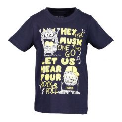 Blue Seven Koszulka Chłopięca 116 Czarny. Niebieskie t-shirty chłopięce Blue Seven, bez wzorów, bez rękawów. W wyprzedaży za 31,00 zł.