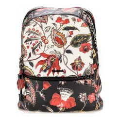 Desigual Plecak Damski Unexpected Milan, Czarny. Czarne plecaki damskie marki Desigual, w kolorowe wzory, biznesowe. Za 400,00 zł.