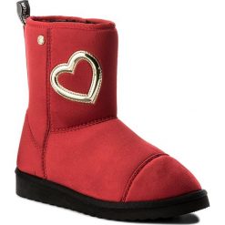 Buty LOVE MOSCHINO - JA24163H04JA0500 Rosso. Czerwone botki damskie skórzane marki Love Moschino. W wyprzedaży za 419,00 zł.