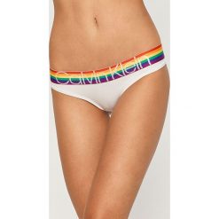 Calvin Klein Underwear - Figi. Czarne majtki damskie Calvin Klein Underwear, s, z elastanu. W wyprzedaży za 69,90 zł.