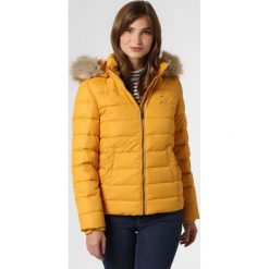 Tommy Jeans - Damska kurtka puchowa, żółty. Żółte kurtki damskie Tommy Jeans, s, bez wzorów, z jeansu, klasyczne, bez kaptura. Za 899,95 zł.