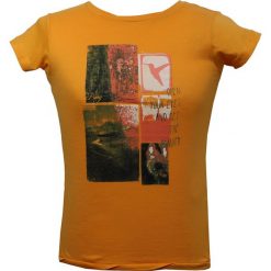 Topy sportowe damskie: BERG OUTDOOR Koszulka damska PARADISE TREE pomarańczowa r. S (P-10-EL5131402SS15-563-S)