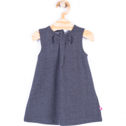 Sukienka. Szare sukienki dziewczęce z falbanami SWEET HEART, z bawełny, bez rękawów. Za 29,90 zł.
