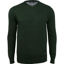 Zielony Elegancki Sweter Męski w Serek (V-neck) -BRAVE SOUL- 100% Bawełna, Cienki SWBRSAW18EUROPIUMferngreen. Żółte swetry męskie Brave Soul, m, bez wzorów, z bawełny, eleganckie, z dekoltem w serek, bez kaptura. Za 79,00 zł.