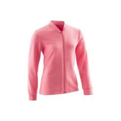 Bluza 100 Gym. Czerwone bluzy dziewczęce rozpinane DOMYOS. Za 29,99 zł.