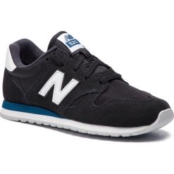 Sneakersy NEW BALANCE - U520GF Czarny. Czarne półbuty damskie New Balance, bez wzorów, ze skóry, klasyczne, bez obcasa, na płaskiej podeszwie, bez zapięcia. W wyprzedaży za 299,00 zł.