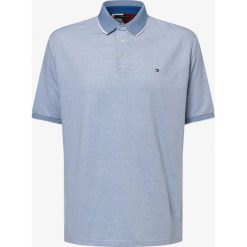 Tommy Hilfiger - Męska koszulka polo, niebieski. Niebieskie koszulki męskie TOMMY HILFIGER, xl, bez wzorów, eleganckie, polo, bez rękawów. Za 349,95 zł.