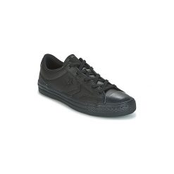 Buty Converse Star Player Ox Leather Essentials. Czarne trampki męskie marki Converse, bez wzorów, retro, bez zapięcia. Za 279,20 zł.