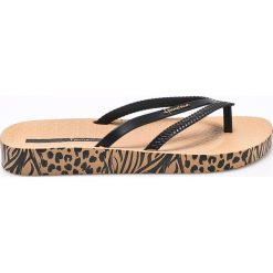 Ipanema - Japonki. Brązowe klapki damskie marki Ipanema, bez wzorów, z gumy, bez obcasa. W wyprzedaży za 59,90 zł.