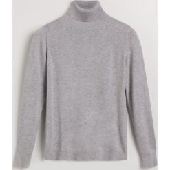 Sweter z golfem - Jasny szar. Szare golfy damskie Reserved, m. Za 119,99 zł.