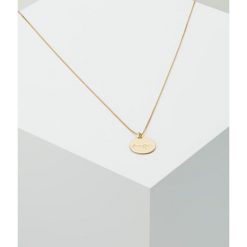 Naszyjniki damskie: MALAIKARAISS NECKLACE PLAQUETTE IMAGINE Naszyjnik goldcoloured