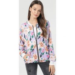 Lawendowa Bluza Meloris. Fioletowe bluzy damskie Born2be, uniwersalny, bez wzorów, bez rękawów, bez kaptura. Za 169,99 zł.