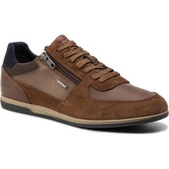 Półbuty GEOX - U rEnan B U944GB 022ME C6G6N Browncotto/Cognac. Pomarańczowe półbuty męskie Geox, na co dzień, bez wzorów, z zamszu, eleganckie, bez zapięcia. Za 429,00 zł.