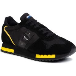 Sneakersy BLAUER - S0QUEENS01/MES Black/Black. Czarne sneakersy męskie Blauer, bez zapięcia. Za 529,00 zł.