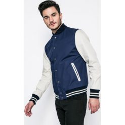 Tommy Hilfiger - Kurtka bomber Colorblock. Niebieskie kurtki męskie marki TOMMY HILFIGER, m, z bawełny. W wyprzedaży za 679,90 zł.