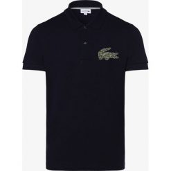 Lacoste - Męska koszulka polo, niebieski. Niebieskie koszulki męskie Lacoste, s, z aplikacjami, z bawełny, polo, bez rękawów. Za 499,95 zł.