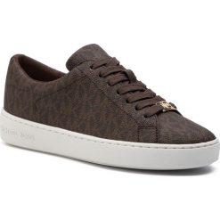 Sneakersy MICHAEL MICHAEL KORS - Keaton Lace Up 43R5KTFP1B Brown. Pomarańczowe półbuty damskie MICHAEL Michael Kors, ze skóry ekologicznej. Za 599,00 zł.