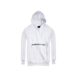 Bluza Hoodie EX OVE White. Białe bluzy damskie marki Harp Team, xl, z nadrukiem, z bawełny, z długim rękawem, długie, z kapturem. Za 259,00 zł.