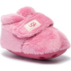 Kapcie UGG - I Bixbee 1103497I Bbg. Różowe sandały dziewczęce Ugg, z materiału, bez zapięcia. W wyprzedaży za 179,00 zł.