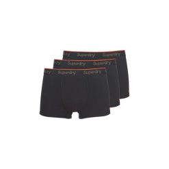 Bokserki Superdry ORANGE LABEL SPORT TRUNK TRIPLE PACK. Czarne bokserki męskie Superdry, bez wzorów. Za 179,00 zł.