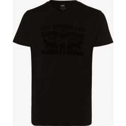 Levi's - T-shirt męski, czarny. Czarne t-shirty męskie Levi's®, s, z nadrukiem, eleganckie, bez kołnierzyka. Za 129,95 zł.