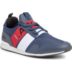 Sneakersy LACOSTE - Menerva Elite 319 1 Us Cma 7-38CMA0023092 Nvy/Wht. Niebieskie sneakersy męskie Lacoste, na co dzień, bez wzorów, ze skóry ekologicznej, klasyczne, bez zapięcia. W wyprzedaży za 399,00 zł.