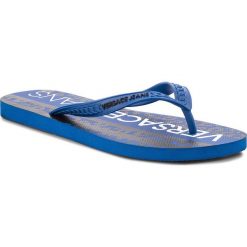 Japonki VERSACE JEANS - E0YRBSL2 70066 202. Niebieskie chodaki męskie Versace Jeans, z jeansu. Za 139,00 zł.