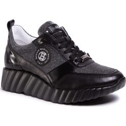 Sneakersy BALDININI - 098401XNASW000000KXX Nero/Specchio. Czarne półbuty damskie Baldinini, ze skóry. W wyprzedaży za 1039,00 zł.