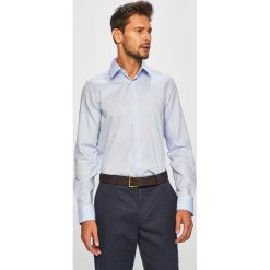 Joop! - Koszula. Niebieskie koszule męskie JOOP!, bez wzorów, z bawełny, eleganckie, z klasycznym kołnierzykiem, z długim rękawem. W wyprzedaży za 269,90 zł.