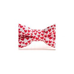 Mucha GOTOWA IN LOVE. Różowe muszki męskie marki HisOutfit, bez wzorów, z materiału, wizytowe. Za 89,00 zł.