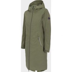 Parka damska KUDT601 - khaki - Outhorn. Brązowe kurtki damskie Outhorn, bez wzorów, długie, bez kaptura. Za 349,99 zł.