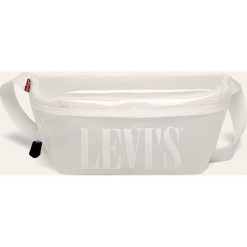 Levi's - Nerka. Czerwone nerki damskie Levi's®, w paski, z materiału, małe, z nadrukiem, bez dodatków. Za 129,90 zł.