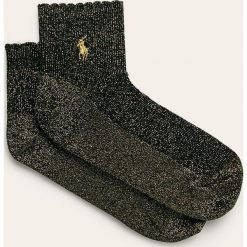 Polo Ralph Lauren - Skarpetki. Żółte skarpetki damskie z elastanu. Za 49,90 zł.