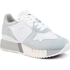 Sneakersy BLAUER - S0MYRTLE02/NYL Ice. Białe półbuty damskie Blauer, z zamszu. Za 529,00 zł.