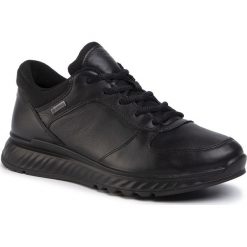 Sneakersy ECCO - Exostride W GORE-TEX 83530301001 Black. Czarne półbuty damskie ecco, ze skóry. W wyprzedaży za 489,00 zł.