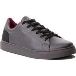 Sneakersy GUESS - FMLUI3 LEA12 GREY. Szare półbuty męskie Guess, na sznurówki. W wyprzedaży za 259,00 zł.