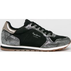 Pepe Jeans - Buty Verona W Twin. Żółte buty sportowe damskie Pepe Jeans, bez wzorów, z jeansu, sportowe. Za 299,90 zł.