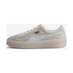 Puma Suede Platform Artica Tenisówki Szary Beżowy. Szare trampki i tenisówki damskie Puma, bez wzorów, ze skóry, bez zapięcia. Za 516,95 zł.