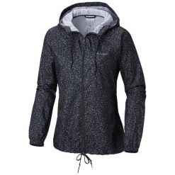 Columbia Kurtka Flash Forward Printed Windbreaker, Black Print M. Czarne kurtki sportowe damskie marki Columbia, m. W wyprzedaży za 189,00 zł.