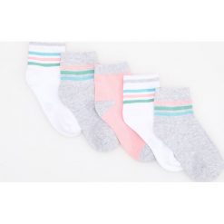 Bielizna dziewczęca: Skarpety 5 pack – Biały