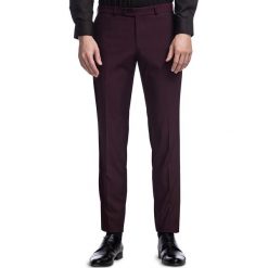 Spodnie LEONARDO GDAS900285. Spodnie męskie Giacomo Conti, m, bez wzorów, z wełny, eleganckie. Za 399,00 zł.