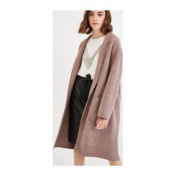Płaszcz damski. Kurtki damskie Promod, na zimę, bez wzorów, z puchu, eleganckie. Za 249,90 zł.