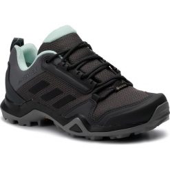 Buty adidas - Terrex Ax3 Gtx W GORE-TEX BC0573 Grefiv/Cblack/Clemin. Szare buty trekkingowe damskie Adidas, bez wzorów, z tworzywa sztucznego, bez obcasa, bez zapięcia. W wyprzedaży za 319,00 zł.