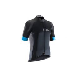 Koszulka krótki rękaw na rower ROADCYCLING 900 męska. Czarne odzież rowerowa męska marki TRIBAN, m, z elastanu, z krótkim rękawem, rowerowe. Za 149,99 zł.