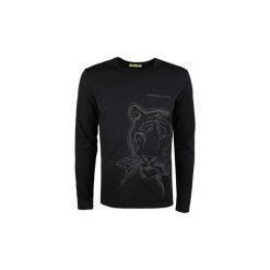 T-shirty z długim rękawem Versace Jeans B3GQA771 / Embroid 32 Slim ML. Czarne t-shirty męskie Versace Jeans, xl, bez wzorów, z jeansu, bez kołnierzyka, długie. Za 349,00 zł.