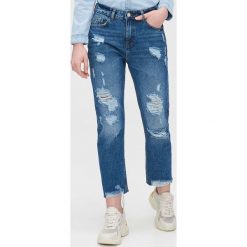 Jeansy straight - Niebieski. Niebieskie jeansy damskie Cropp. W wyprzedaży za 59,99 zł.