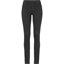 Happy Holly Dżinsowe legginsy Elwira black denim female czarny 46R. Czarne spodnie damskie z denimu, klasyczne. Za 119,00 zł.